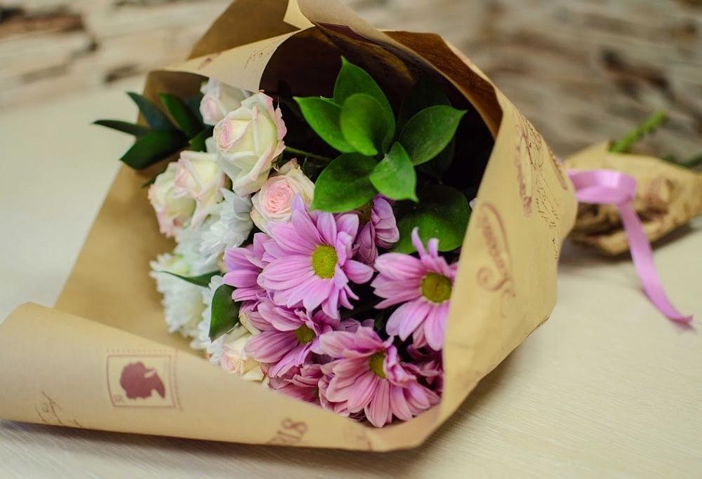 Букет цветов из: Розы и Хризантемы в Захарово Одинцовского района