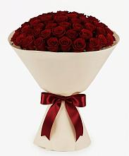 Букет 101 Бордовая роза Блэк Бакарра в Захарово Одинцовского района