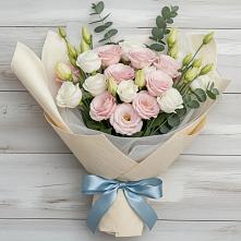 Букет цветов из:  Лизиантусы #REPLACE_PRED# Захарово Одинцовского района