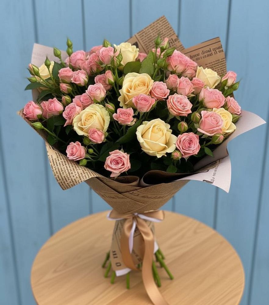 Букет цветов из: Розы в Захарово Одинцовского района