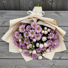 Букет цветов из:  Розы и Хризантемы в Захарово Одинцовского района