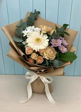 Букет цветов из:  Герберы и Хризантемы #REPLACE_PRED# Захарово Одинцовского района