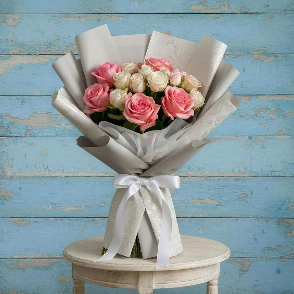 Букет цветов из: Розы в Захарово Одинцовского района