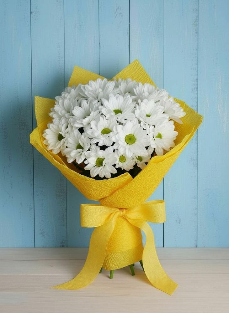 Букет цветов из: Хризантемы в Захарово Одинцовского района