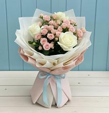 Букет цветов из:  Розы в Захарово Одинцовского района