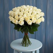 Букет 51 Белая роза Эдлесс Лав #REPLACE_PRED# Захарово Одинцовского района