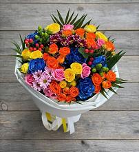 Букет цветов из:  Розы и Хризантемы в Захарово Одинцовского района
