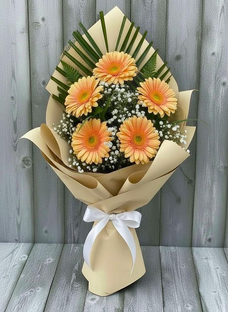 Букет цветов из: Герберы в Захарово Одинцовского района