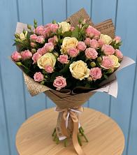 Букет цветов из:  Розы в Захарово Одинцовского района