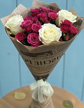 Букет цветов из:  Розы в Захарово Одинцовского района