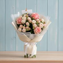 Букет цветов из:  Розы в Захарово Одинцовского района