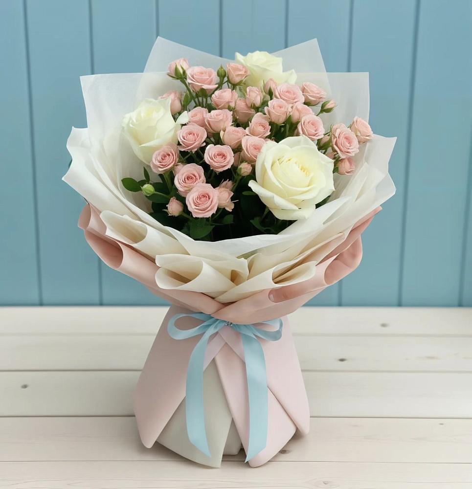 Букет цветов из: Розы в Захарово Одинцовского района