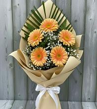 Букет цветов из:  Герберы в Захарово Одинцовского района